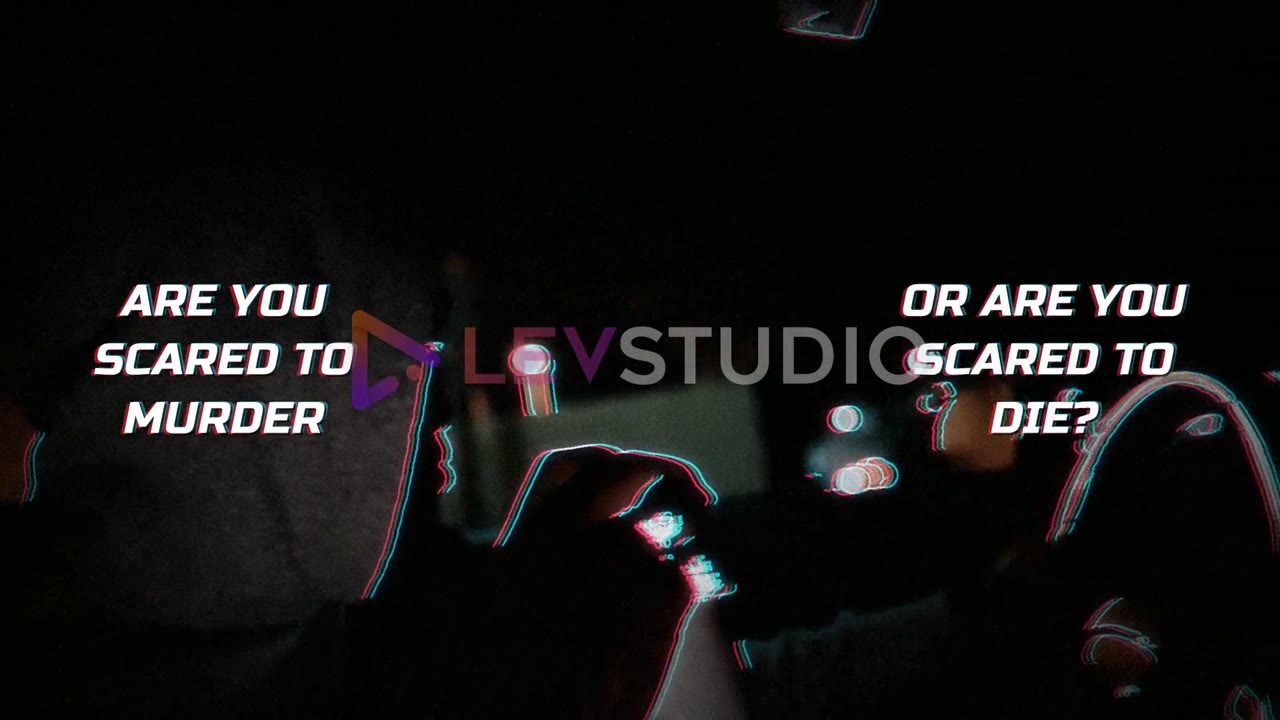 Raedoe in the car at night, the first two hook lines left and right